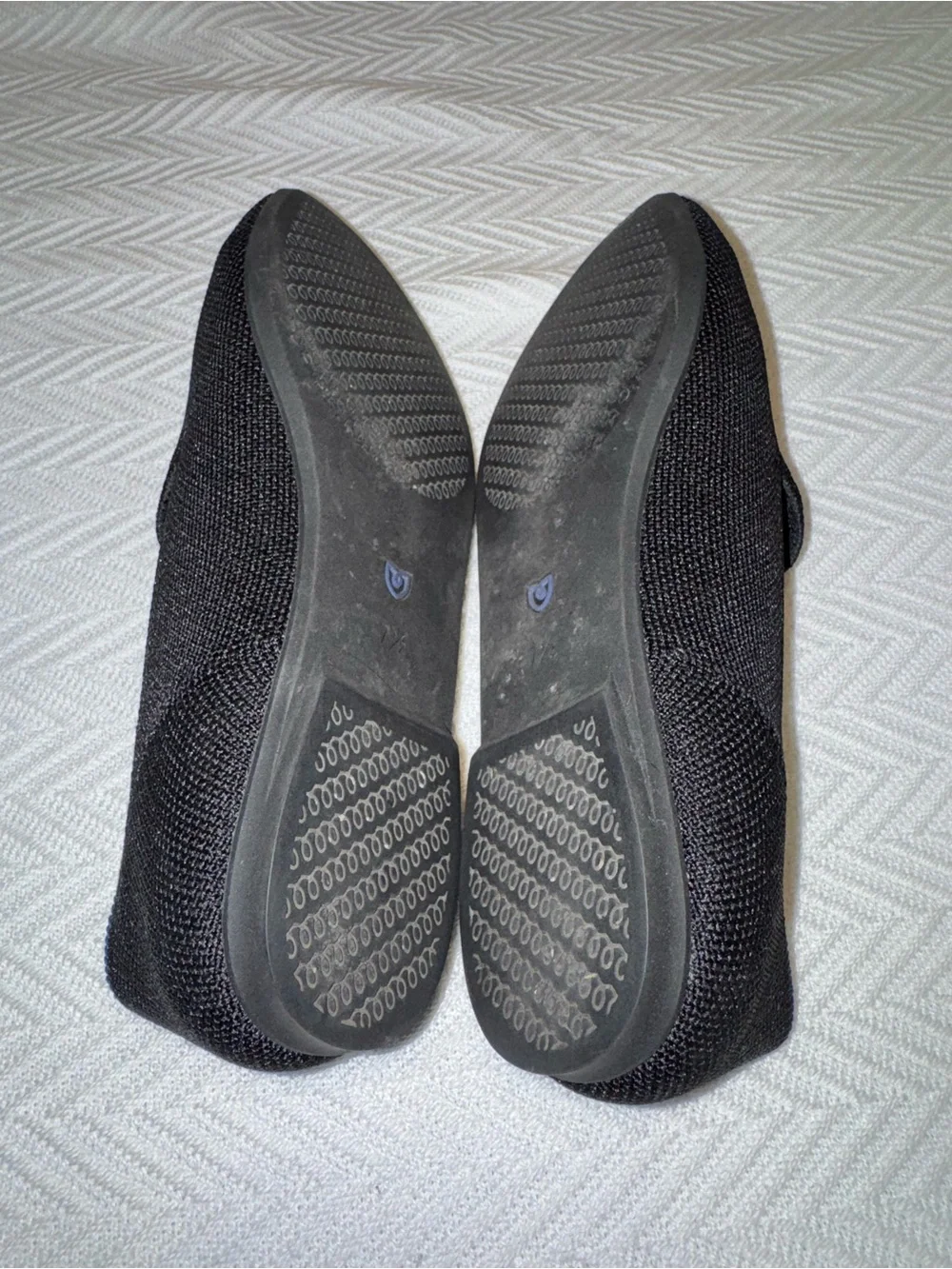Rothy's Black Knit Women's Slip-On Loafers